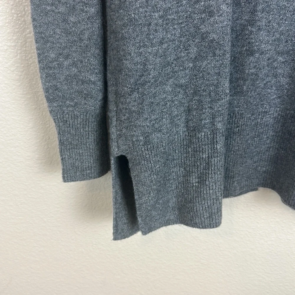 Madewell Cozy Walker Merino Wool Alpaca Blend Cardigan Sweater in Grey - Picture 8 of 10